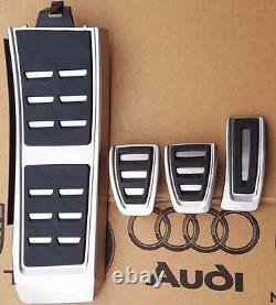 Audi A4 B8 Genuine S-Line Pedal Set S4 Pedals Pedal Caps Footrest A5 S5 Q5 SQ5