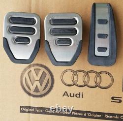 Audi RS6 4F original pedals A6 S6 plus C6 RHD right hand drive pedal pads caps