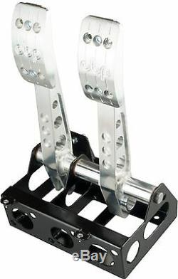 Floor Mounted 2 Pedal Cockpit Fit Hydraulic Clutch Pedal Box Race OBP0160PRC V2