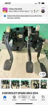 Genuine Chevrolet Spark LT 2010-14 Hydraulic clutch PEDAL BOX brake accelerator