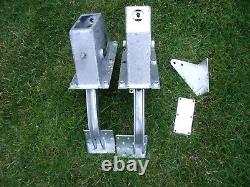 Land Rover Series brake & clutch pedal boxes galvanised