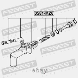 Lot Of 30 New Febest 0581-mz6 Clutch Master Cylinder