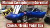 Manual Swapping My Corvette Part 2 Clutch And Brake Pedal Box