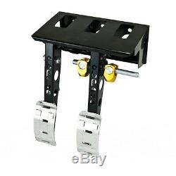 OBP Universal Top Mounted 2 Pedal Bulkhead Fit Hydraulic Clutch Pedal Box OBP016