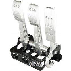 OBP V2 Floor Mounted Cockpit Fit Hydraulic Clutch Pedal Box Silver