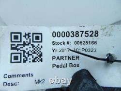 Peugeot Partner Brake & Clutch Pedal Box 84PAVJ0556105 Mk2 1.6 Diesel 2008-2018Z