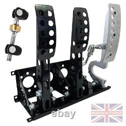Universal Hydraulic Floor Mounted Cable Clutch Pedal Box + Balance Bar