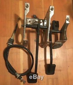 Volvo 740 760 940 Manual Clutch Pedal Box Bracket + OE Cable METAL CLUTCH PEDAL