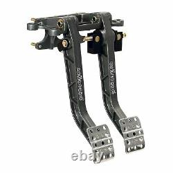 Wilwood 2 Pedal 6.25 Ratio Swing Mount Pedal Box Front Facing Master Cylinders