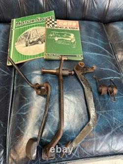 Boîte à pédales d'embrayage, d'accélérateur et de frein MOWOG Classic Mini MK1 MK2 M3 d'origine authentique