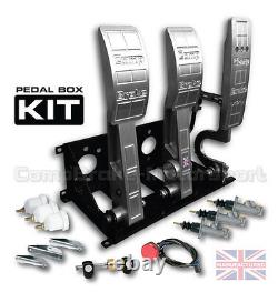 Boîte de pédalier servo de biais hydraulique à montage au sol universel avec pédales Ali