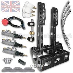 Kit de pédale d'embrayage hydraulique montée au sol universelle pour cylindre arrière orienté vers l'avant