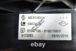 Pédale de frein et d'embrayage du Vivaro B 2015-2019, références 93868410, 93459536 93868410